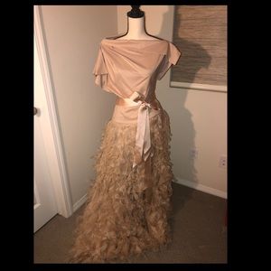 Tadashi Shoji Mauve/Taupe dress size 4